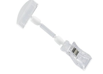 Simply Clamp Clothing Racks Polycarbonate Pop Retail Sign Holders For Shop 31274
