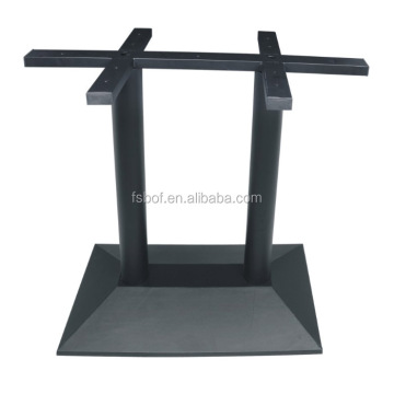 Black Metal Table Bases and Wrought Iron Legs for Restaurant Furniture