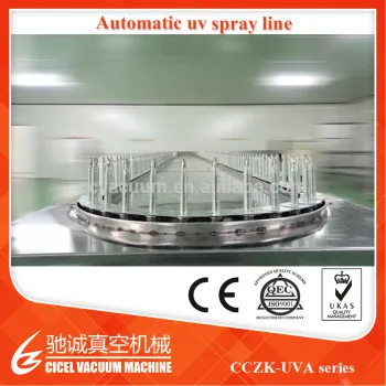 Best UV spraying painting machine/Fixed-gun UV spray coating machine/UV painting line for injected plastic parts