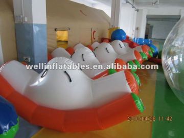 mini inflatable seesaw on water for kids