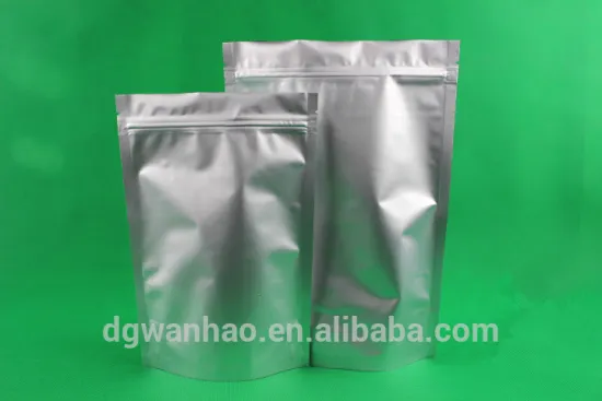 Resealable Stand Up foil bag for food packaging