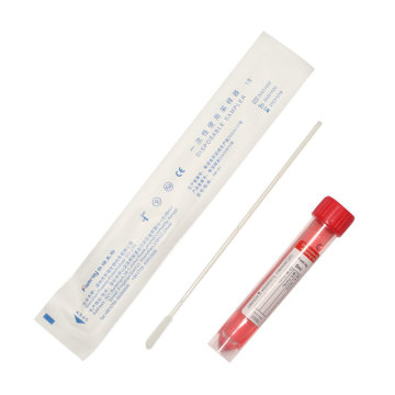 3ml Viral Transport Medium Nasopharyngeal Throat Flocked Swabs