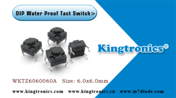 Kt Kingtronics Waterproof DIP Tactile Switch WKTZ6060060A 6x6mm