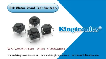 Kt Kingtronics Waterproof DIP Tactile Switch WKTZ6060060A 6x6mm