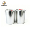 Lata de óleo de motor Konson Canister de lubrificante de metal durável com marca personalizada para armazenamento de lubrificante automotivo