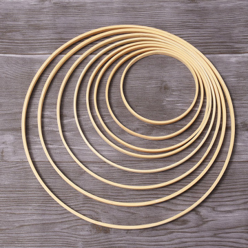 Diameter Dream Catcher Ring Round Wooden Bamboo Hoop DIY Craft Tools