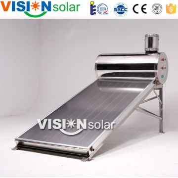 Super quality non-pressure flat-plate solar water heaters from China