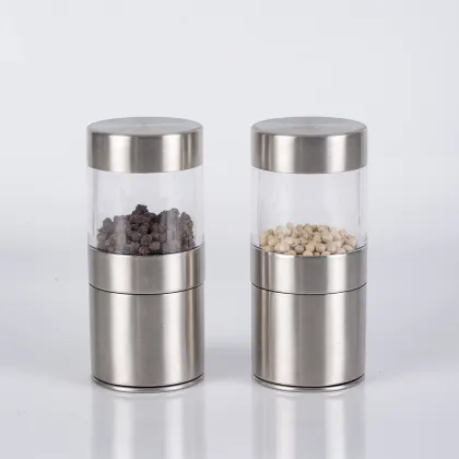 steel salt and pepper mill pepper grinder