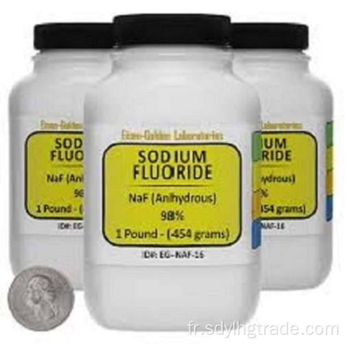 modèle moléculaire de fluorure de sodium