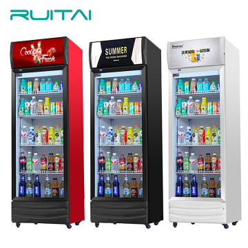 Ruitai dik cam kapı içecek soğutucu