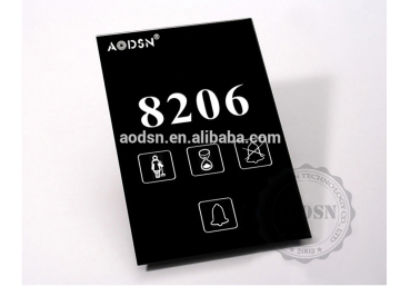 Wired electronic touch panel bedroom doorbell switch 220V