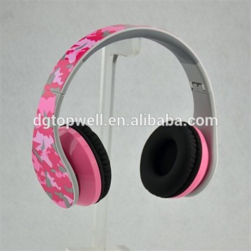 Custom water transfer printed gift headphone