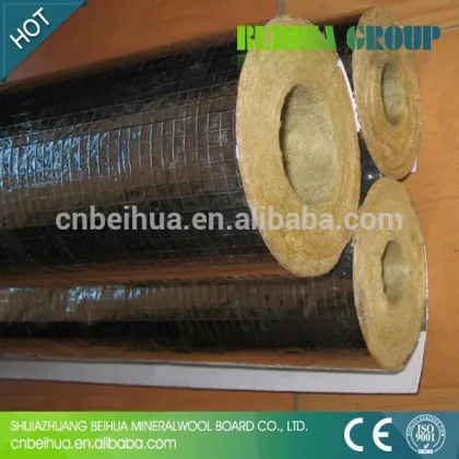 rock woll pipe insulation mineral wool