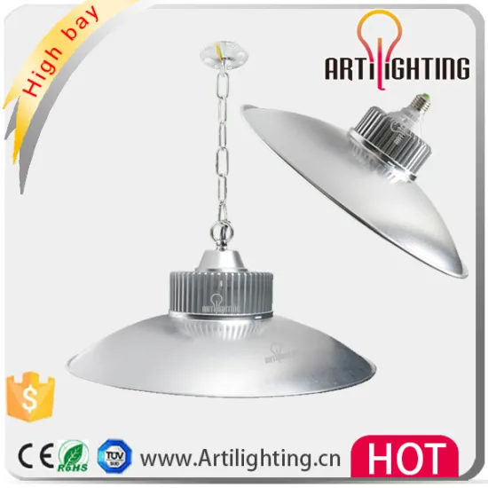 Fast delivery quality industrial warehouse supermarket ufo aluminum led high bay light 20w-300w