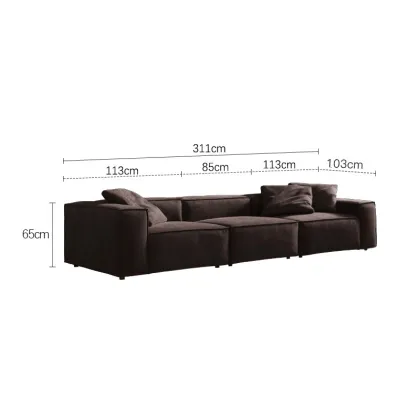 Modern Design European Home Modern Modular Fabric Sofa