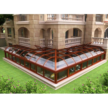 חדר שמש אלומיניום מעוקל בהתאמה אישית