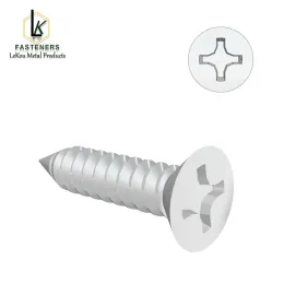 Phillips countersunk head self-tapping screws stainless steel