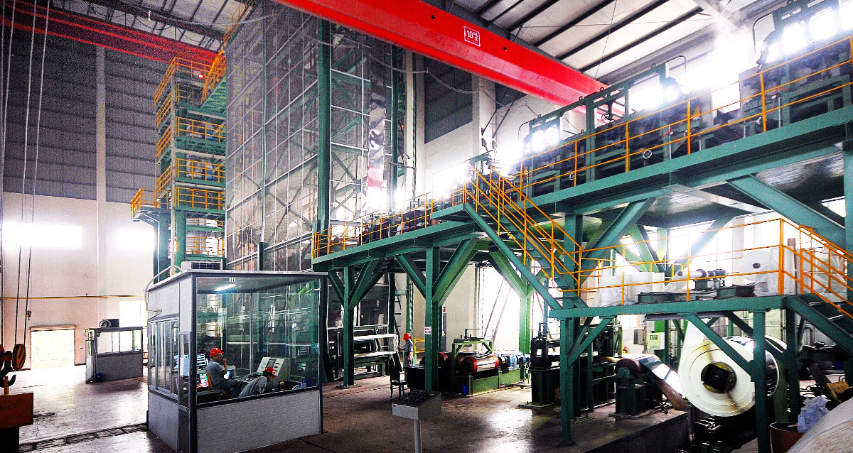 stainless steel coil production line work shop annealing