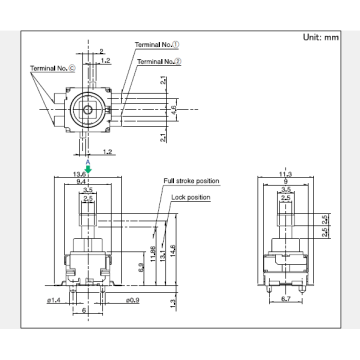 SPEF series push switch