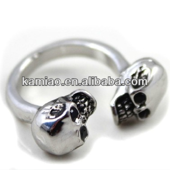 2014 new fashion jewelry punk vintage expendable skull ring