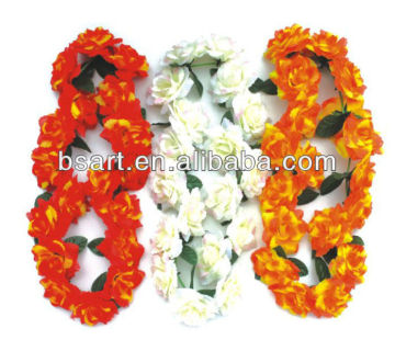 Handcraft silk flower lei