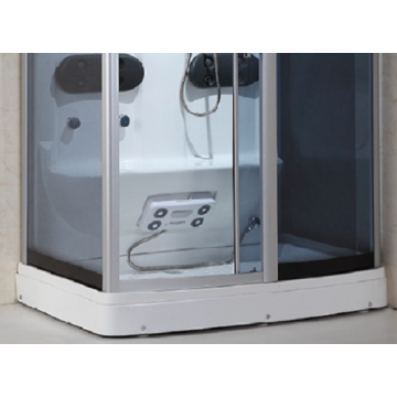 Bagno portatile con doccia a vapore in vetro
