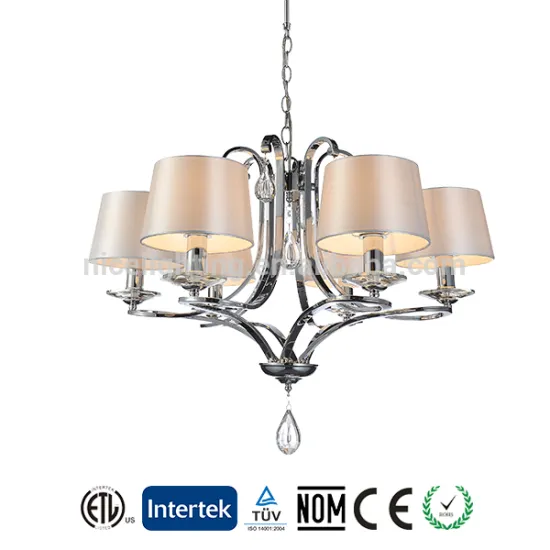 Big round shade crystal hanging chandelier pendant large lighting lamps