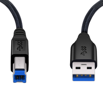 USB 3.0短いケーブル編組コード