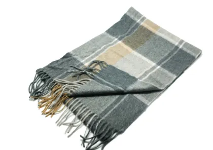 Fashion Winter Warm Stripe Wool Throw Scarf