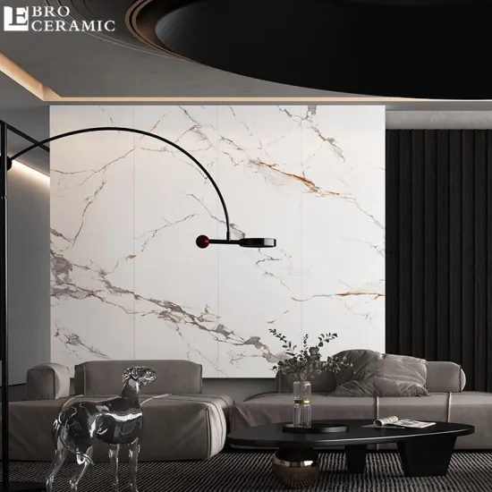 Big Porcelain Slab Granite Calacatta Gold Tiles