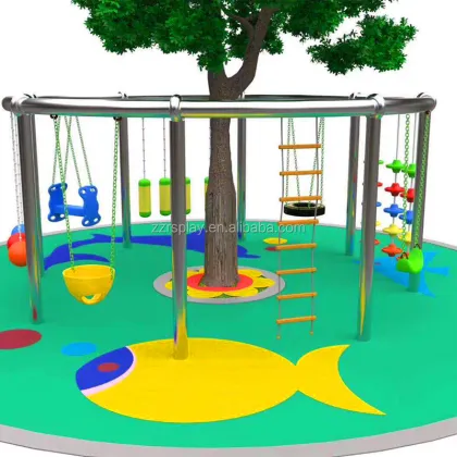 Kids Swings and Climbing Structures for School Playground Sports Games