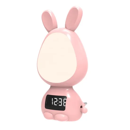 Rabbit Shape Fashion LED Night Light with Manual Switch, Timer, Remote Control for Bedroom
