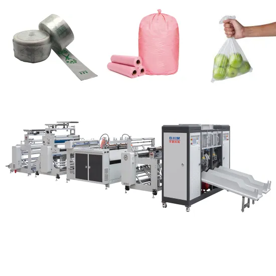 Polythene Bags Making Machine for Clear Bags on a Roll: Food Packaging Solutions
