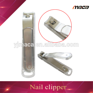 NC2069 trending hot products protect finger satinless steel nail clipper cutter with plastic handle