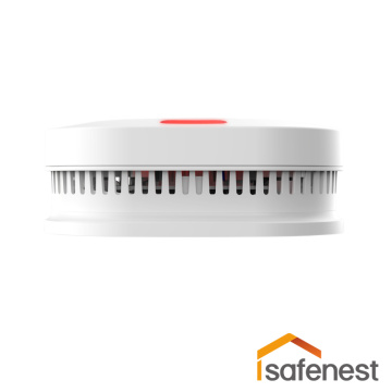 Detector de humo fotoeléctrico inalámbrico de alarma contra incendios para el hogar