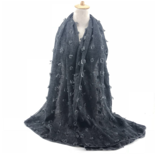 winter warm cotton large multifunction scarf
