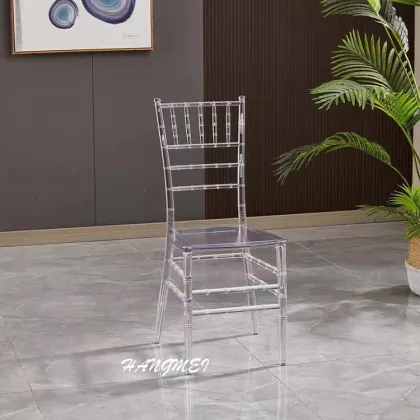 China Factory Wholesale Popular Resin Integral Wedding Hall Crystal Chair