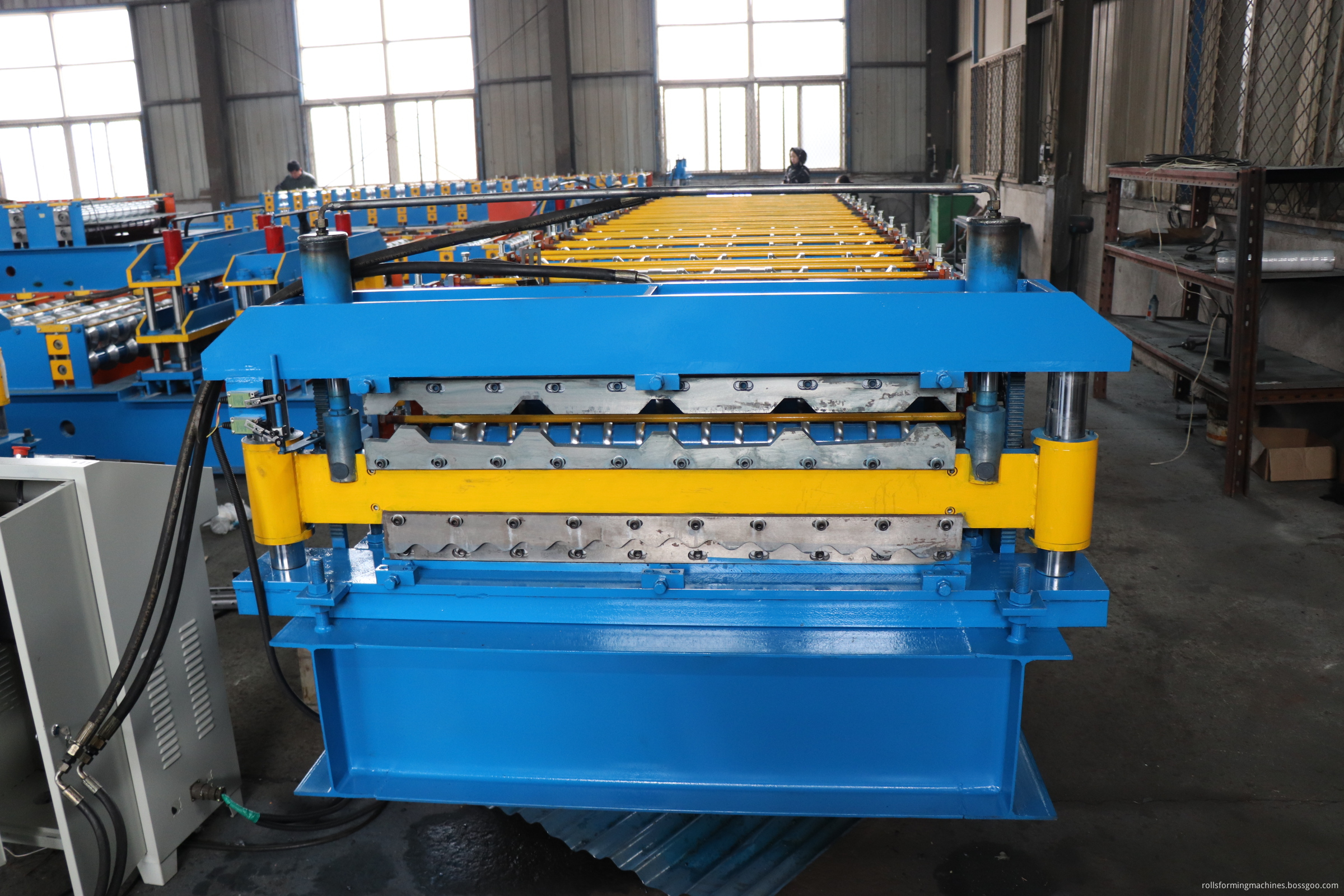 double layer roof panel machine