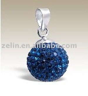 dark blue crystal body ring ,pendant jewelry