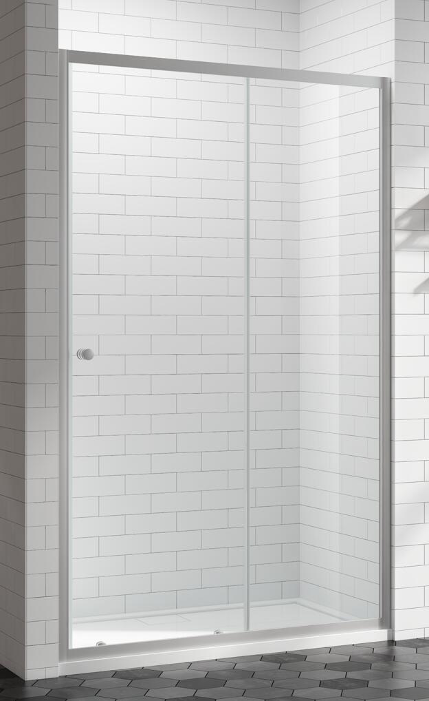 Easy fit sliding shower door