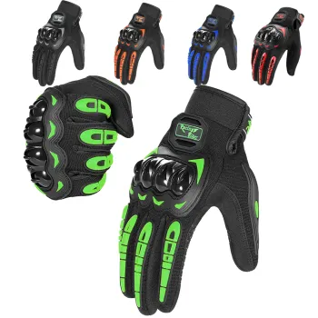 High Quantity Hard Knuckle Heavy Duty Touch Screen Motorcycle Gloves