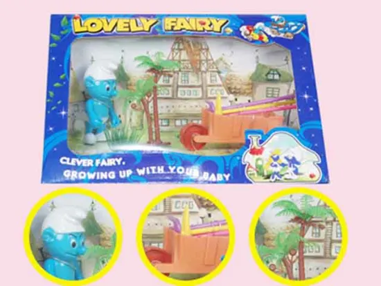 SMURFS WITH FREE CAR