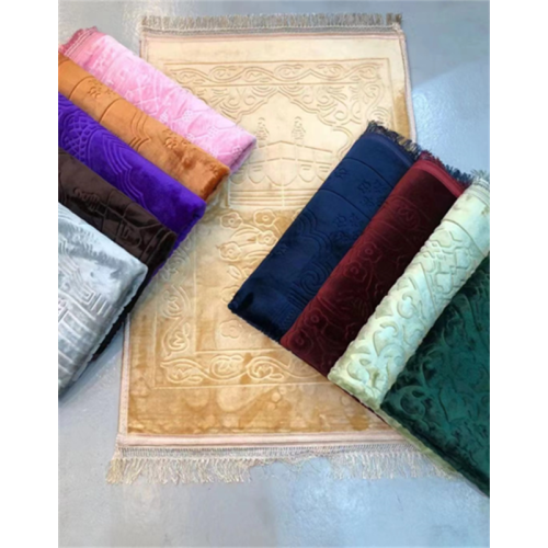 80x120cm Tassel Edge Embossed Muslim Doa Mat