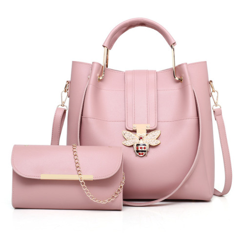 Promotional top quality fashion pu shoulder lady handbag