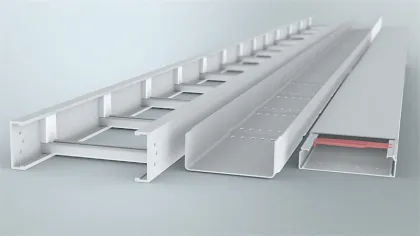 GRP Groove Cable Tray Fiberglass Trough Cable Tray