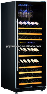 Wine cellar fan cooling USF-128D(380 Liters 144bottles) with double zone