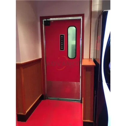 Industrial Cooling Room Doors: SS304 Double-Acting Impact Traffic Swinging Pivotal Doors