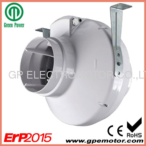 5 Inch Abs Plastic In-line Centrifugal Fan With Backward Curved Centrifugal Fan 