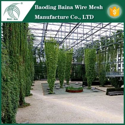 High quality stainless steel fence for climbing walls plants