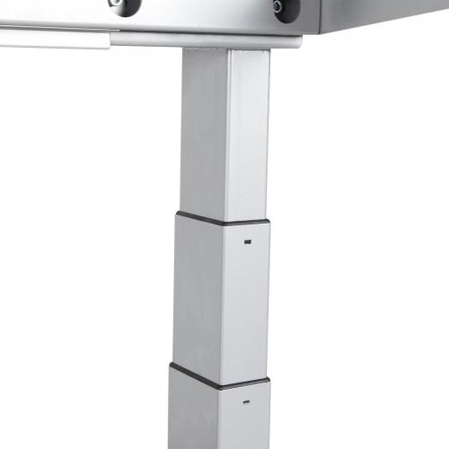 Height Adjustable Office Table Wooden Desktop